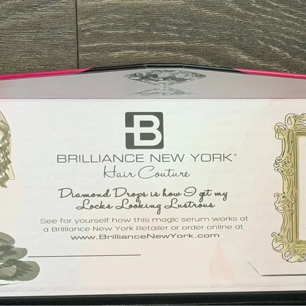 Brilliance New York 1” Pink Volume Setter Curling Wand NEW in Box
